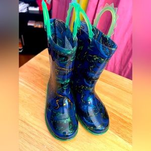 Western Chief kids boots dinosaur designs